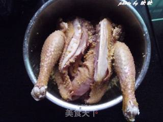 零难度手撕盐焗鸡（无需盐焗鸡粉）的做法步骤：5