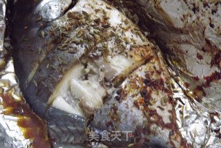 烤平鱼的做法步骤：10