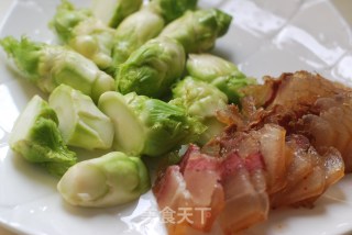 【儿菜咸肉煲仔饭】的做法步骤：4