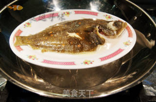清蒸黄鲽盖的做法步骤：6