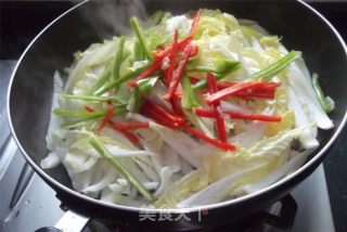 双辣炒娃娃菜的做法步骤：4