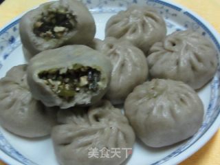 荞麦素菜包子的做法步骤：12