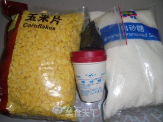 玉米片糖的做法步骤：1