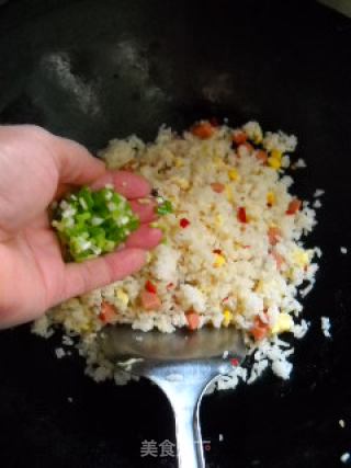 鲜蘑玉米饭的做法步骤：8