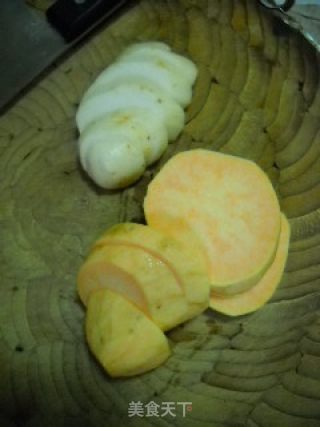 红薯芋泥馅饼的做法步骤：2