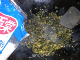 麻油雪菜的做法步骤：9