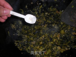 麻油雪菜的做法步骤：10