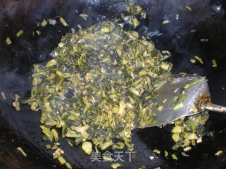 麻油雪菜的做法步骤：12