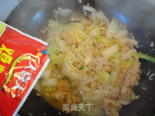 白菜烧虾仔的做法步骤：8