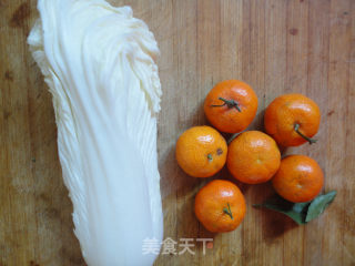 橘汁白菜的做法步骤：1