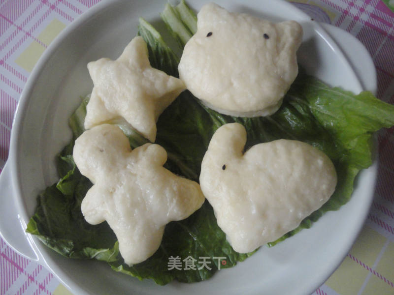 做给宝宝的-------迷你可爱馒头的做法