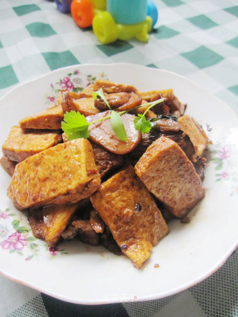 鱼香豆腐杏鲍菇的做法