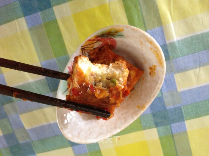 鱼香脆皮豆腐的做法