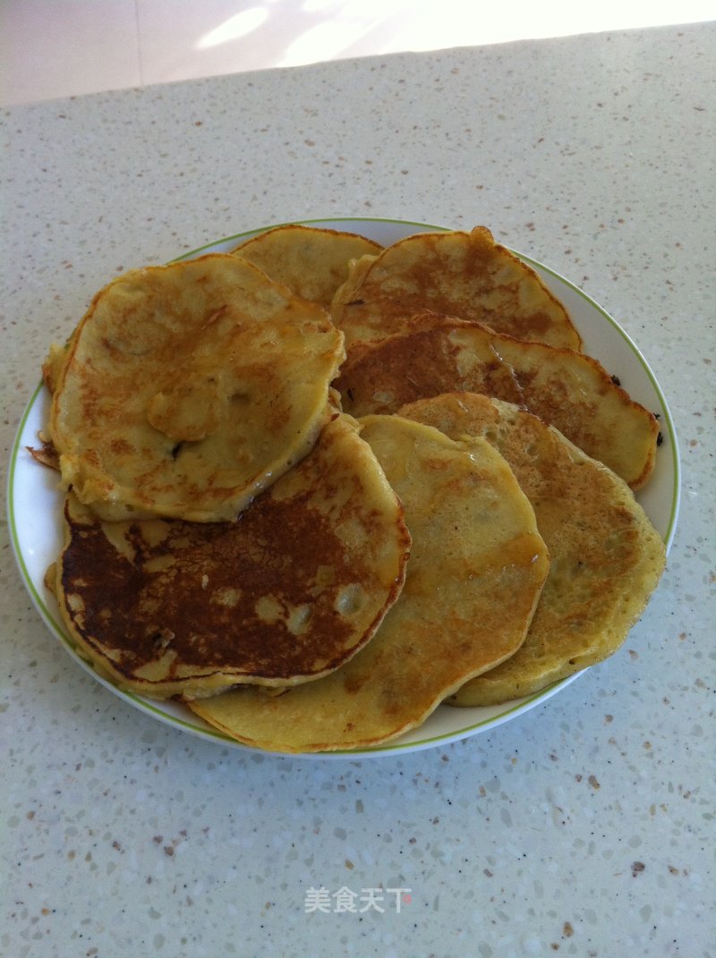 香蕉松饼的做法