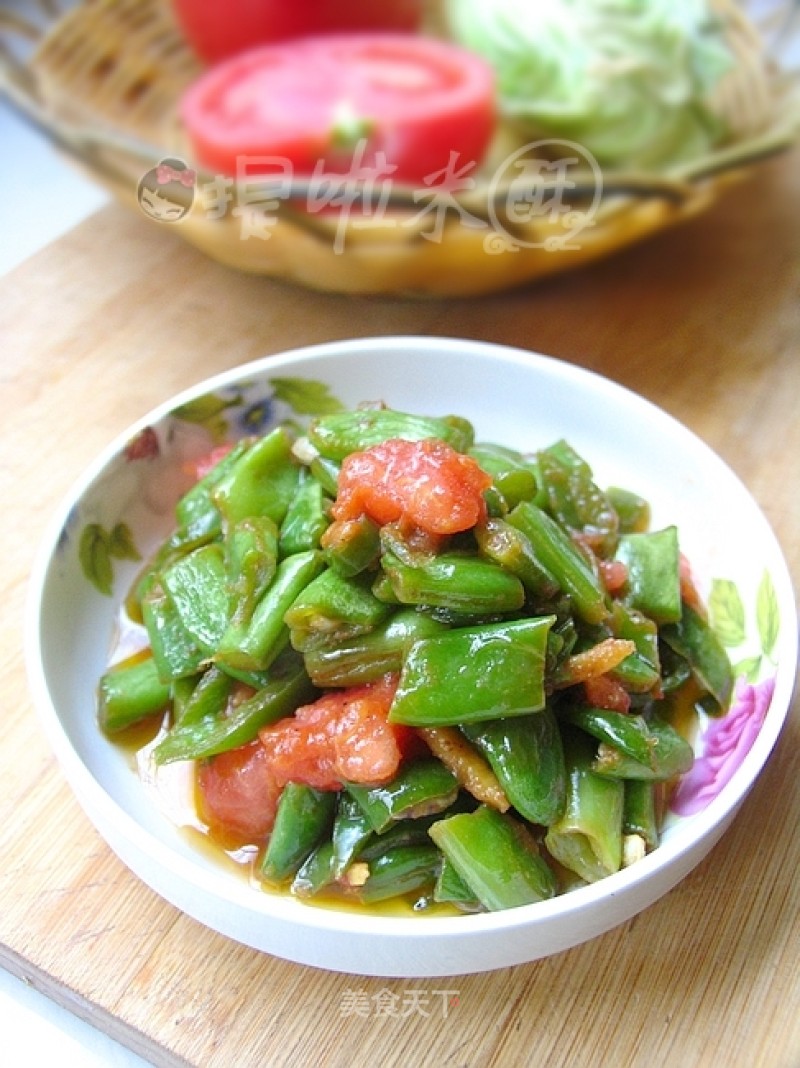 快手开胃下饭菜——茄汁焖豆角