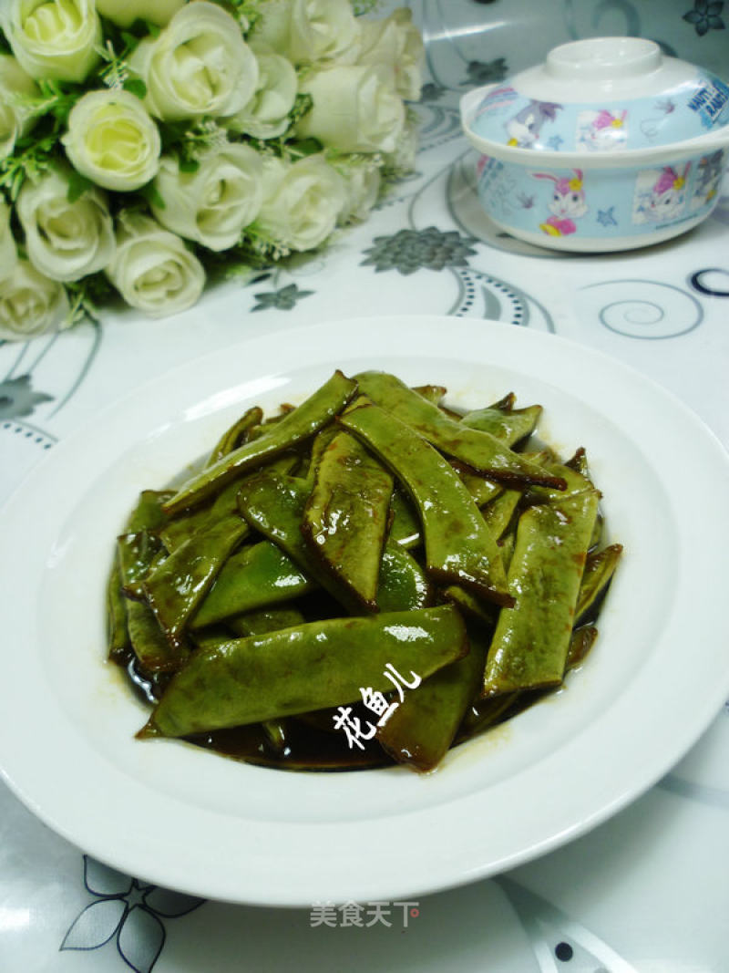 糖醋油豆角的做法