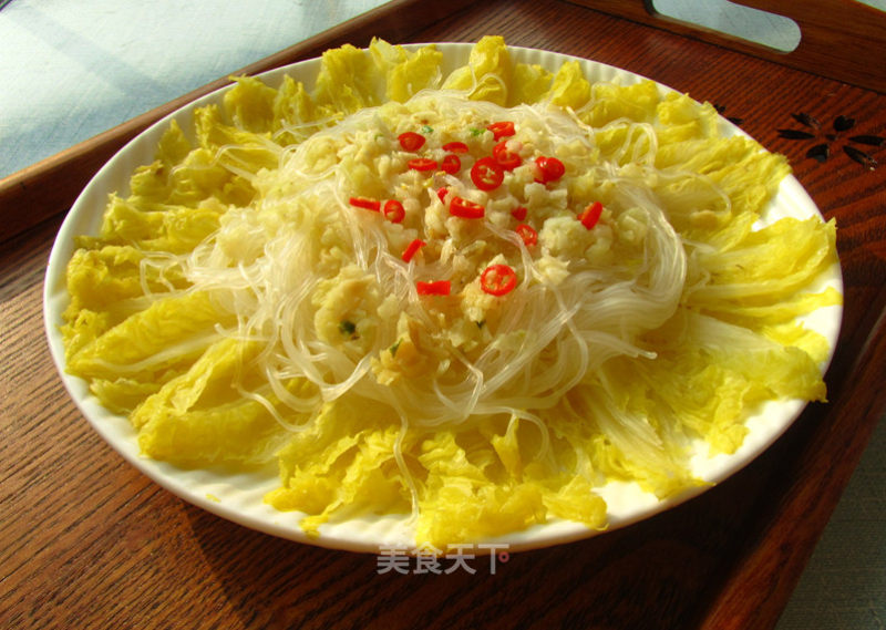 蒜蓉粉丝蒸娃娃菜的做法