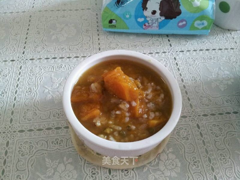 绿豆南瓜粥的做法