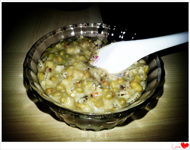 健康饮食-脂肪肝-黑燕麦绿豆蓉的做法