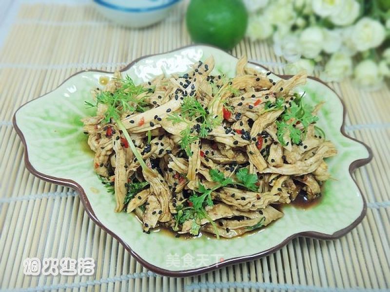 柠檬鸡丝的做法