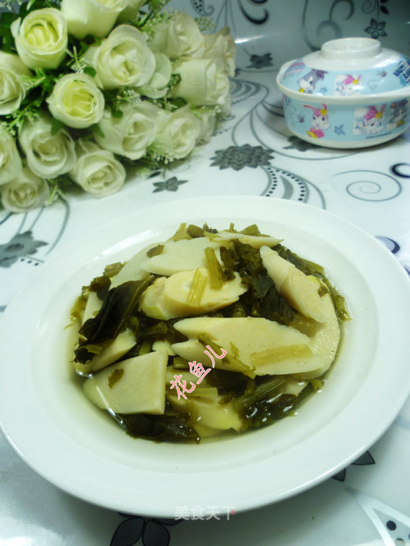 咸菜鞭笋的做法