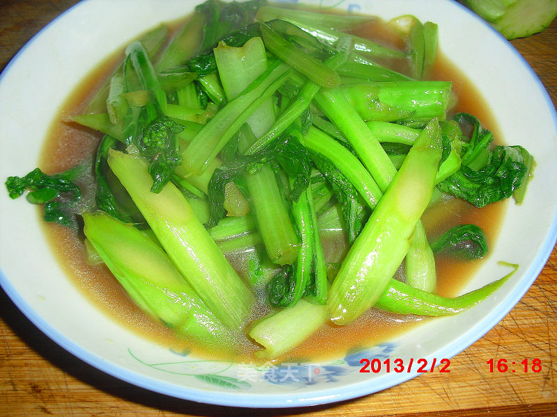 水煮青菜的做法