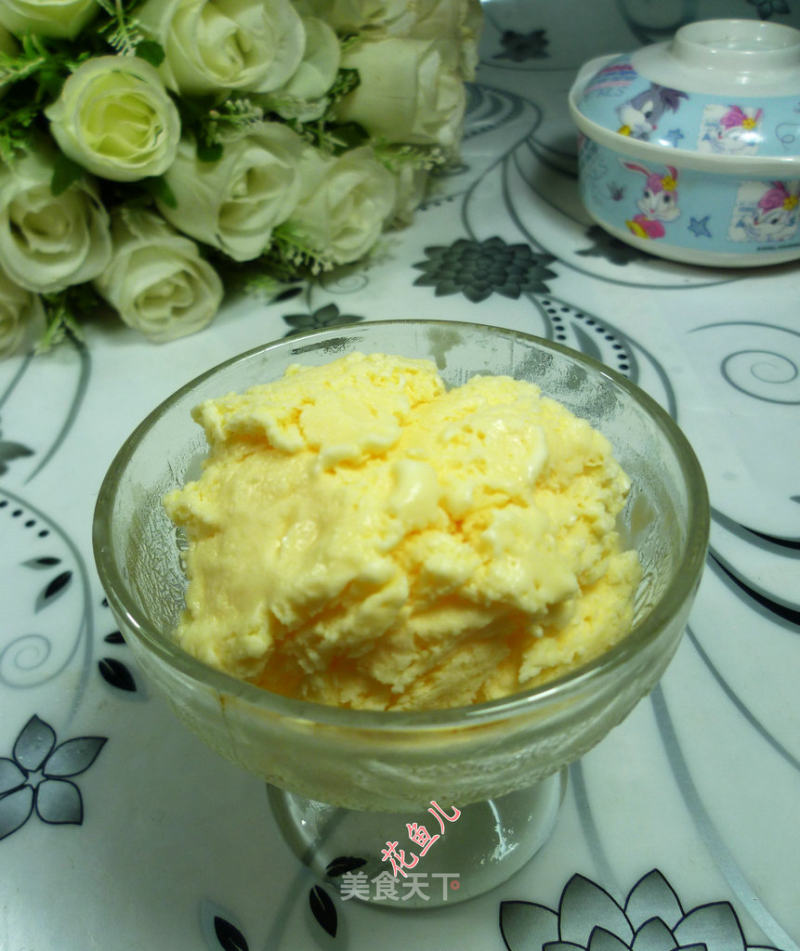 蜜桃味冰激凌的做法