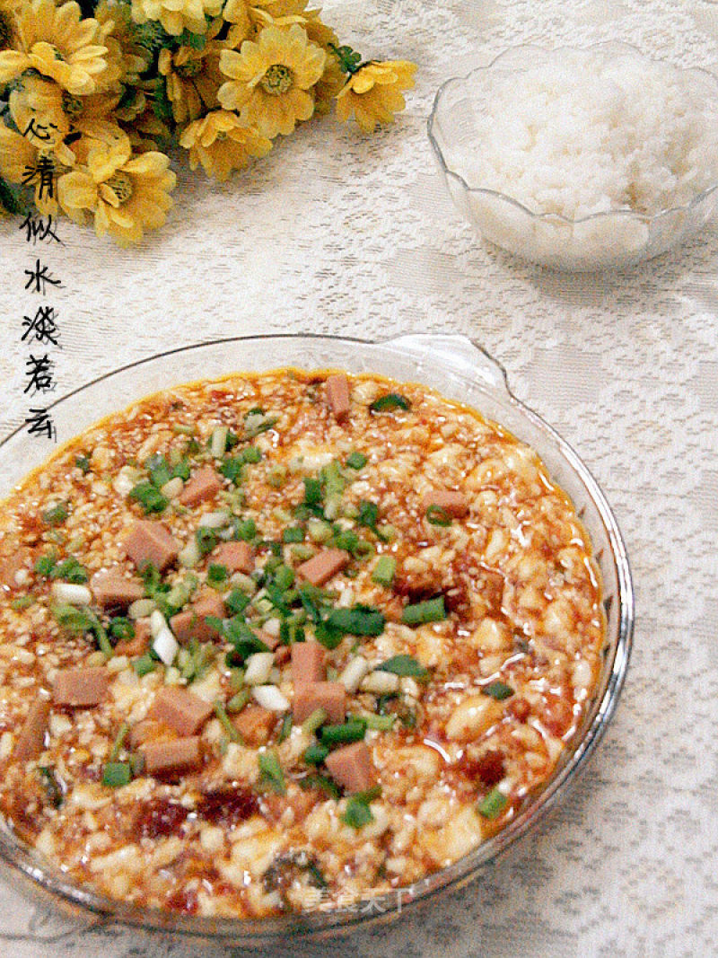 鸡刨麻婆豆腐--------10分钟快手川菜的做法