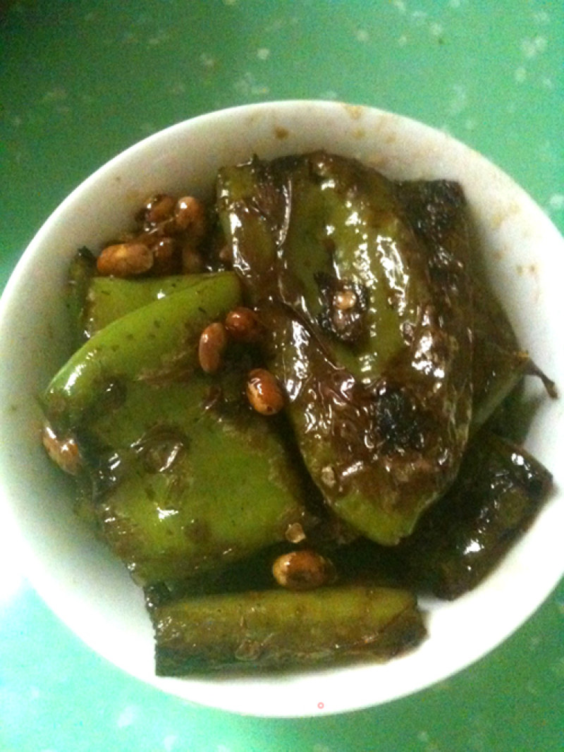 卡卡妈家的家常菜------虎皮尖椒的做法