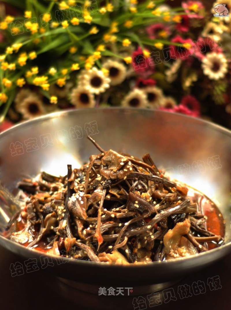 干锅茶树菇的做法