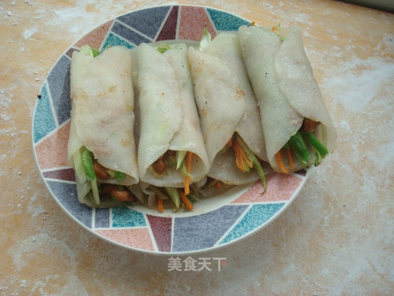 水晶酱肉卷的做法