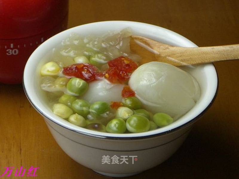 荔枝银耳羹的做法