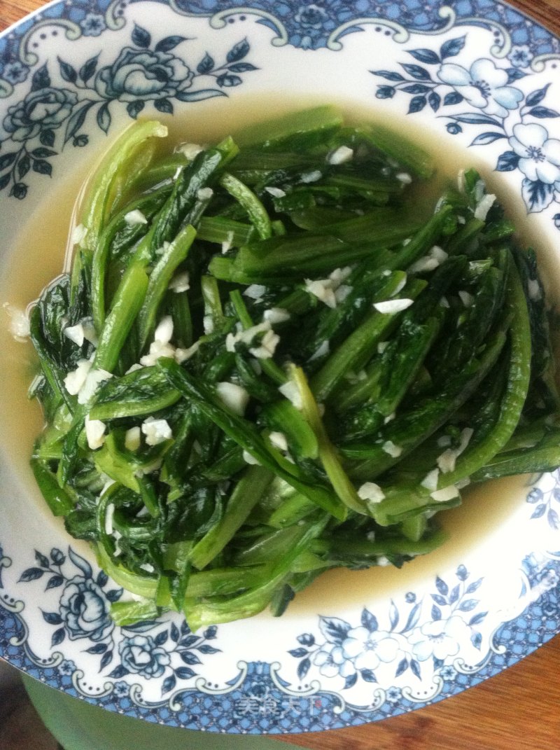 快手菜-----蒜蓉油麦