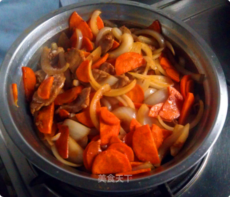 胡洋肉片的做法
