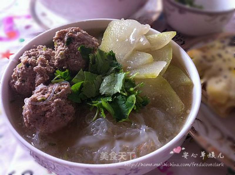 冬瓜丸子汤的做法