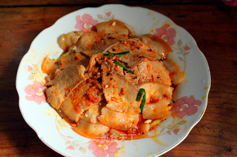 蒜泥白肉的做法