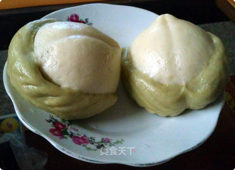 简版寿桃的做法
