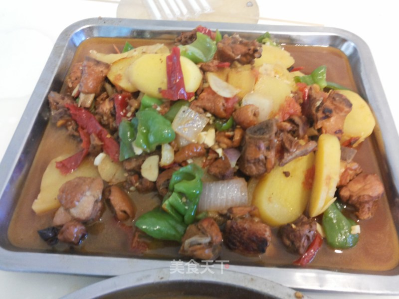 大盘鸡的做法