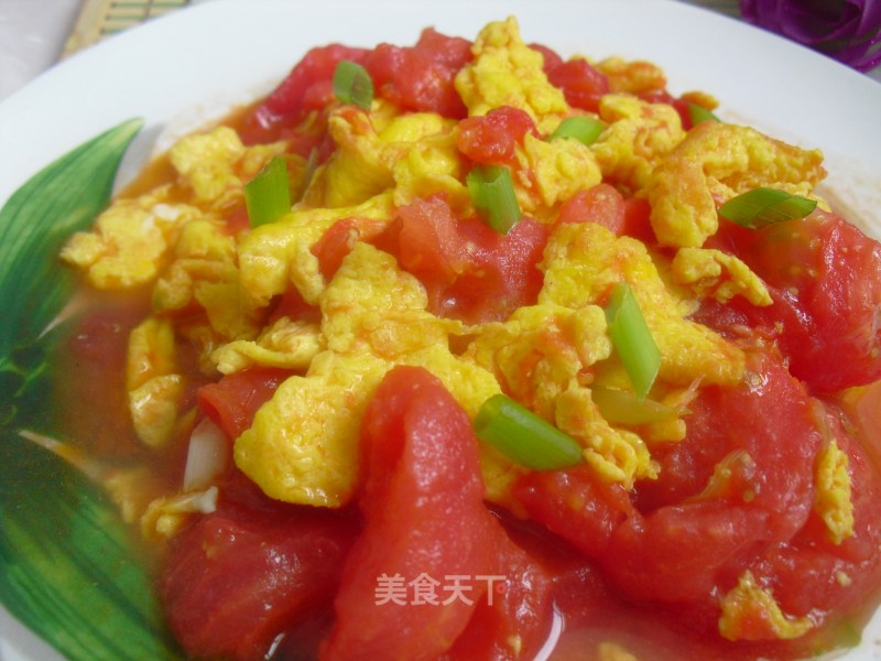 西红柿炒鸡蛋的做法