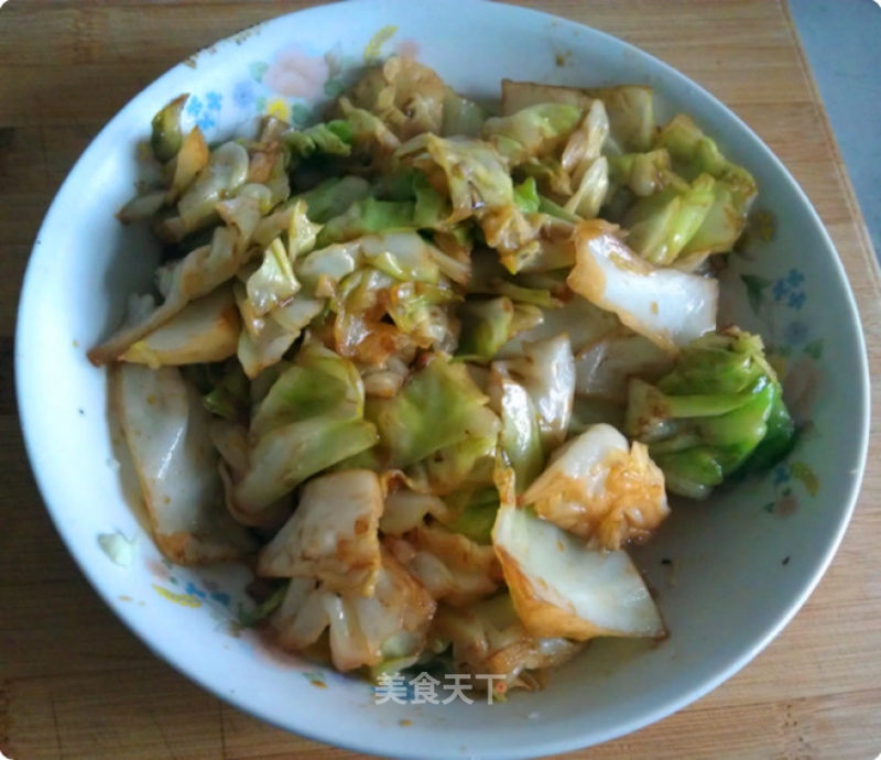 素炒包菜的做法