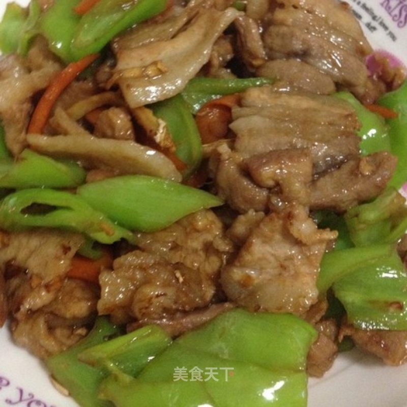 酱爆猪肉片的做法