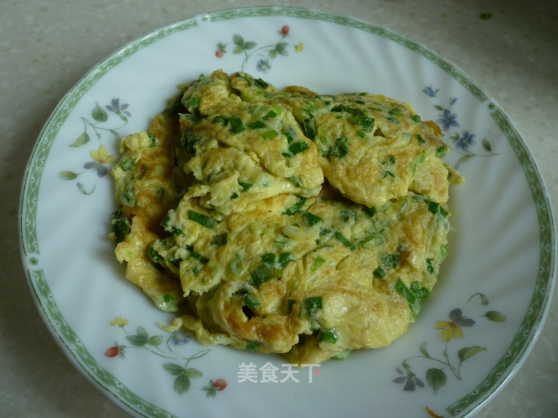小葱鸡蛋的做法