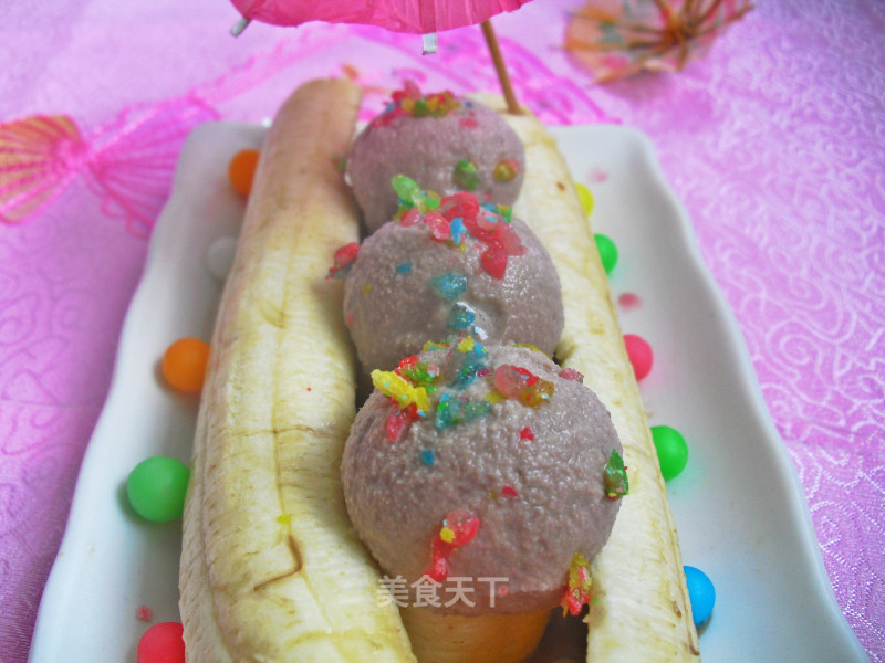 香蕉船的做法