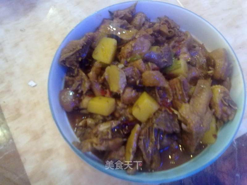 土豆炖鸡的做法