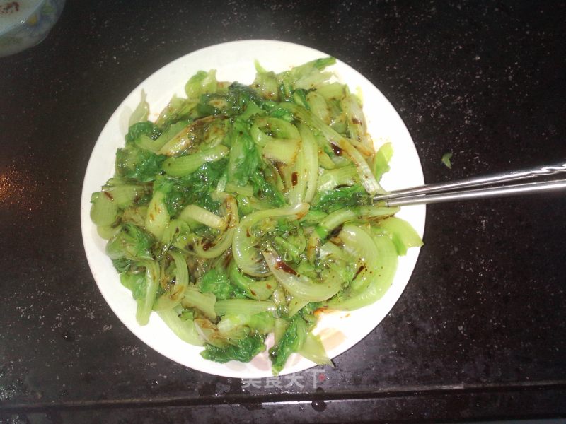 烫油菜的做法