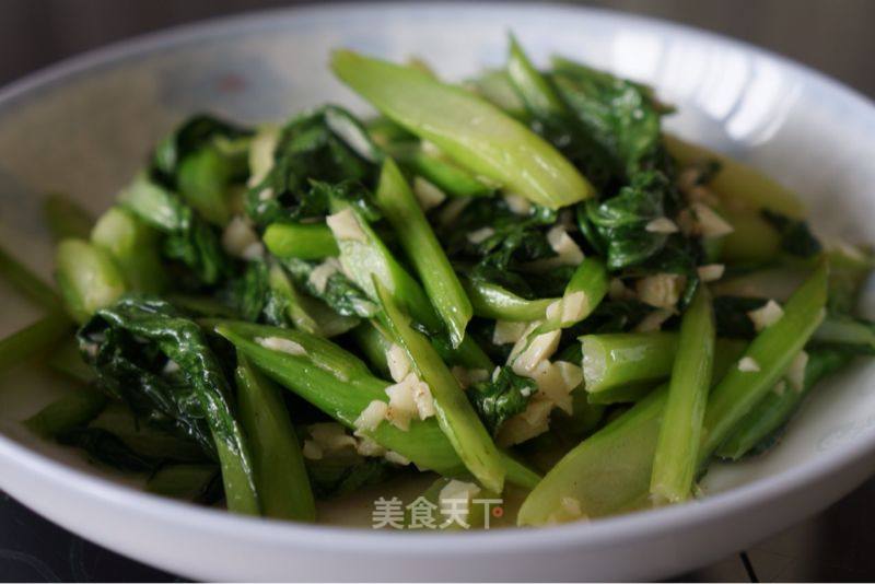 蒜茸菜苔的做法