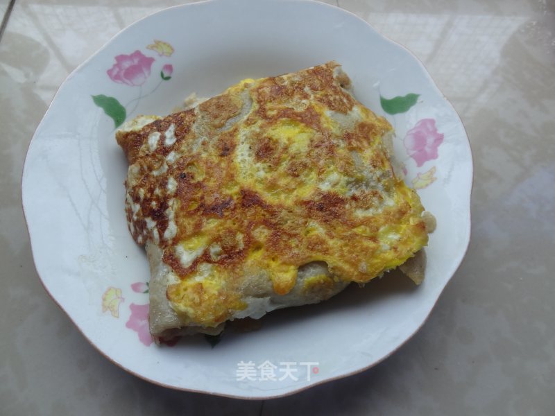 香菜鸡蛋饼的做法