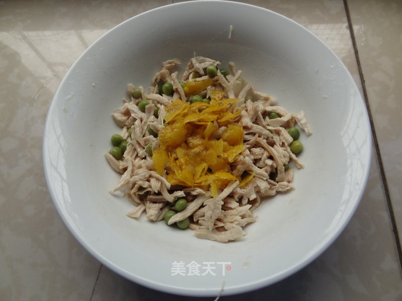 柠香鸡丝的做法