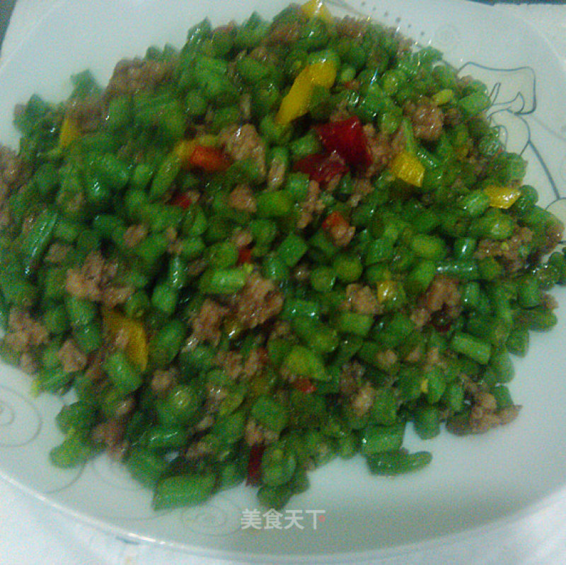 肉末豆角的做法