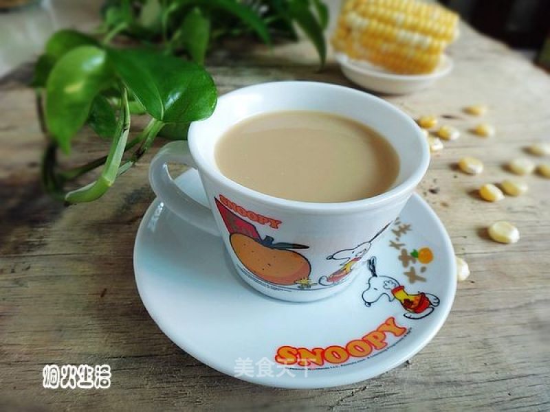 玉米奶茶的做法